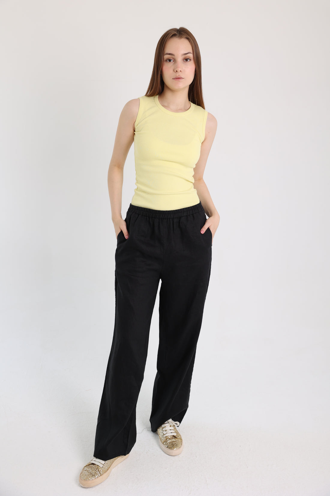 Black Linen Pants