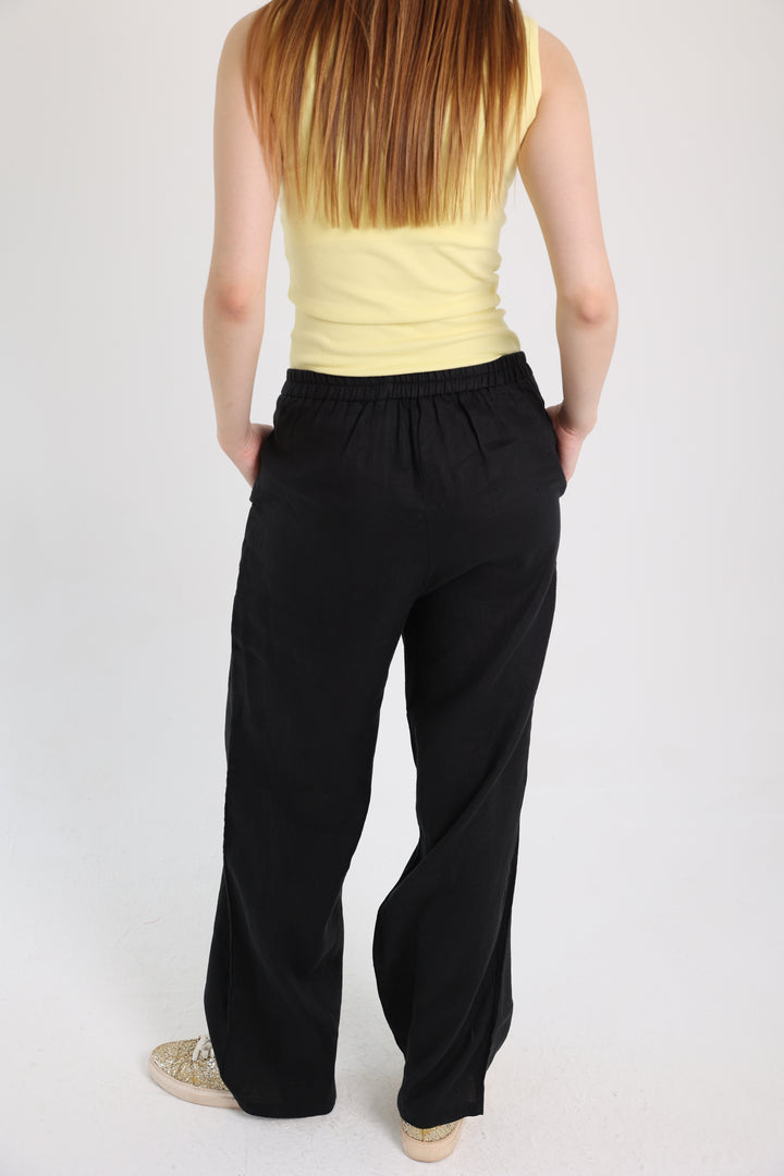 Black Linen Pants