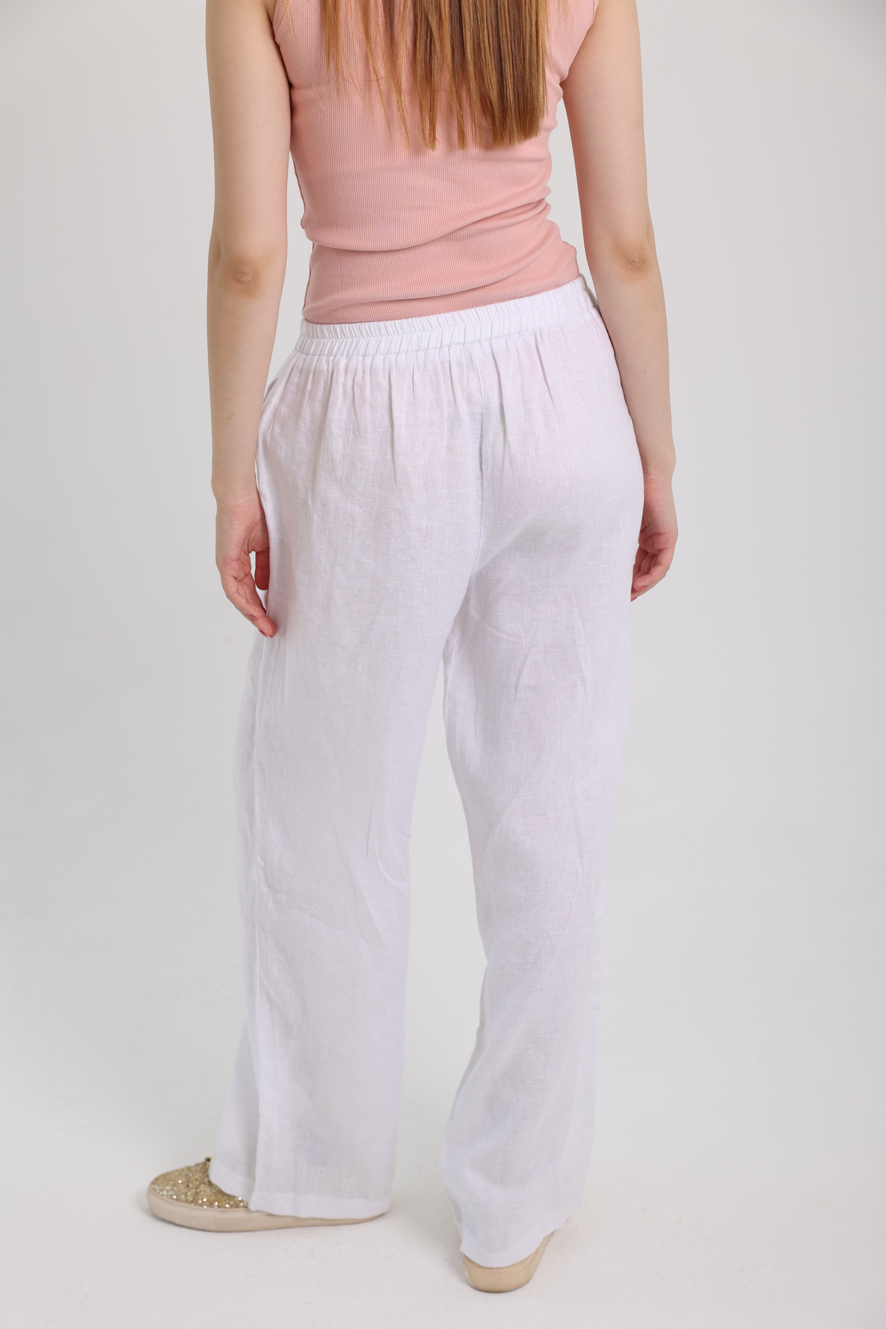 White Linen Pants