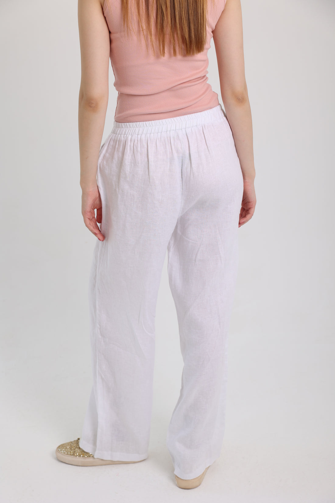 White Linen Pants