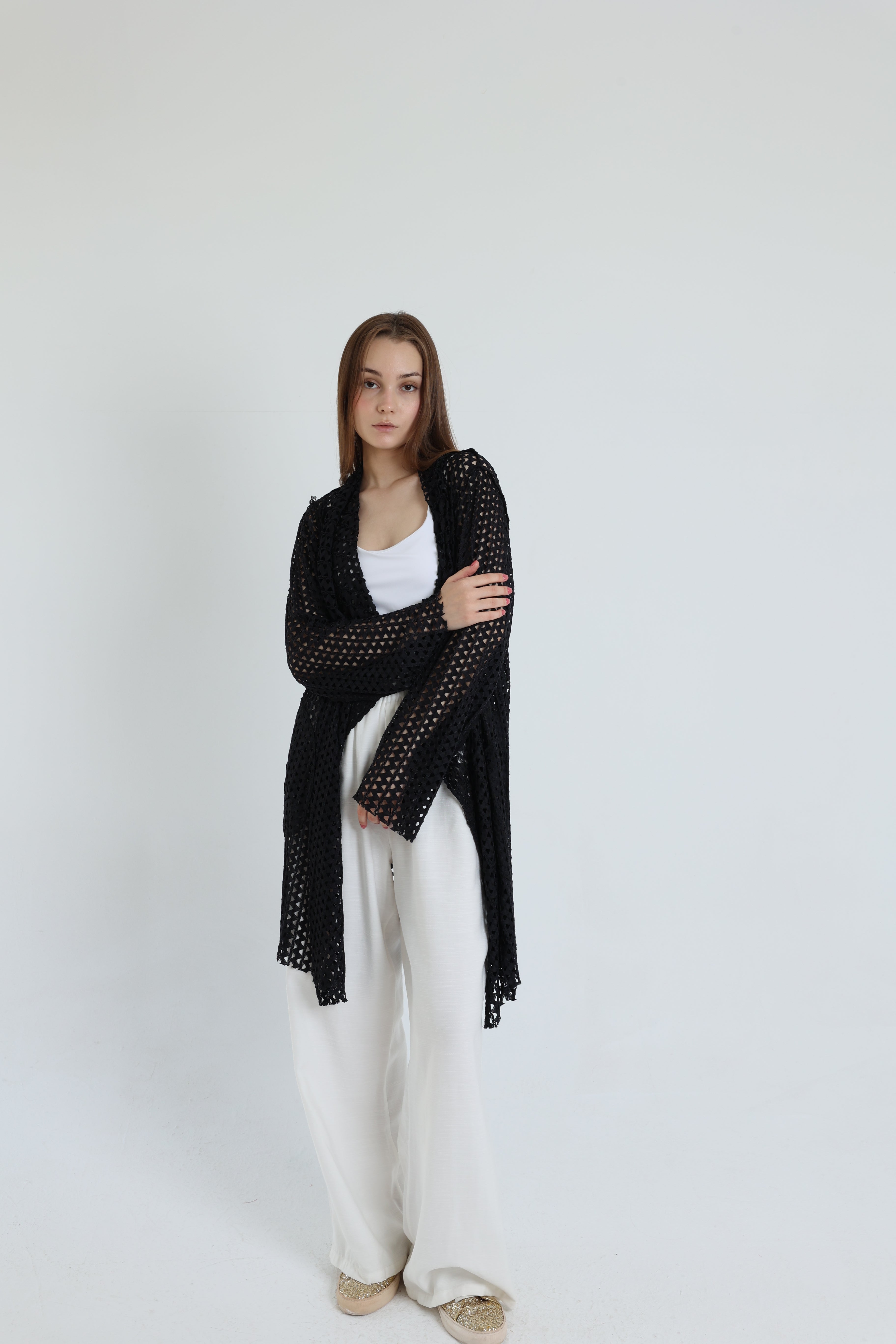 Black Netted Coverup