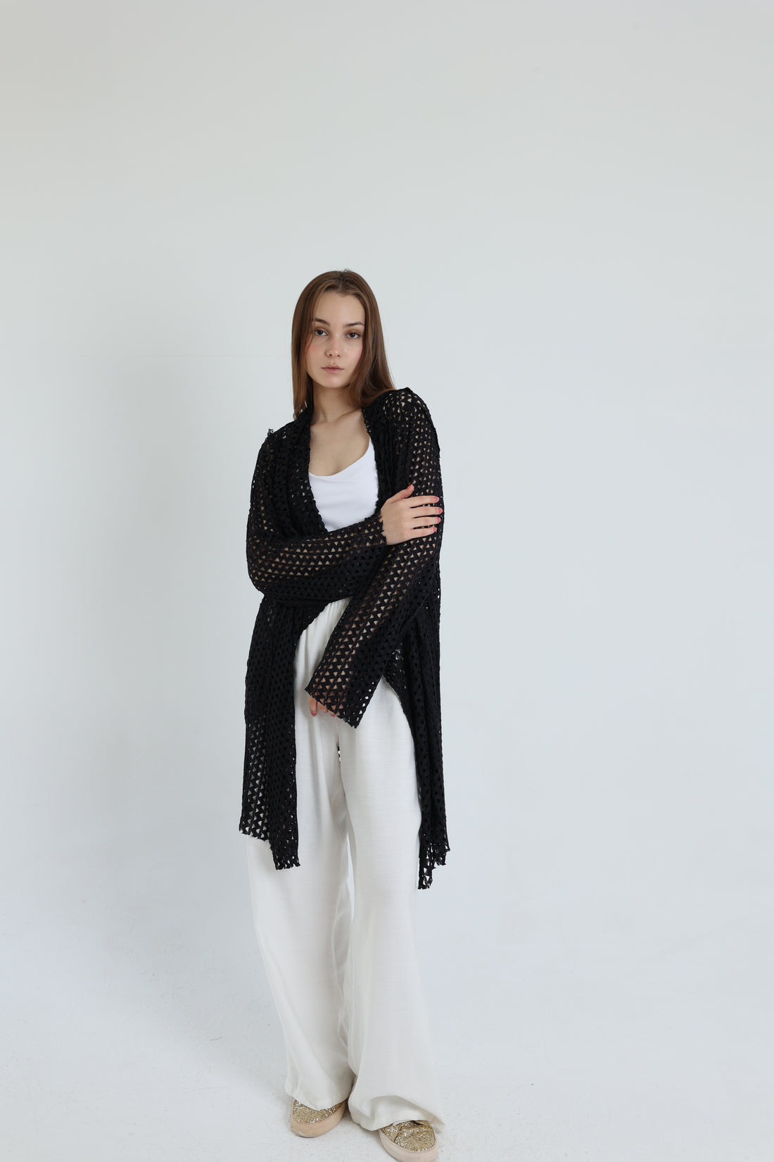 Black Netted Coverup