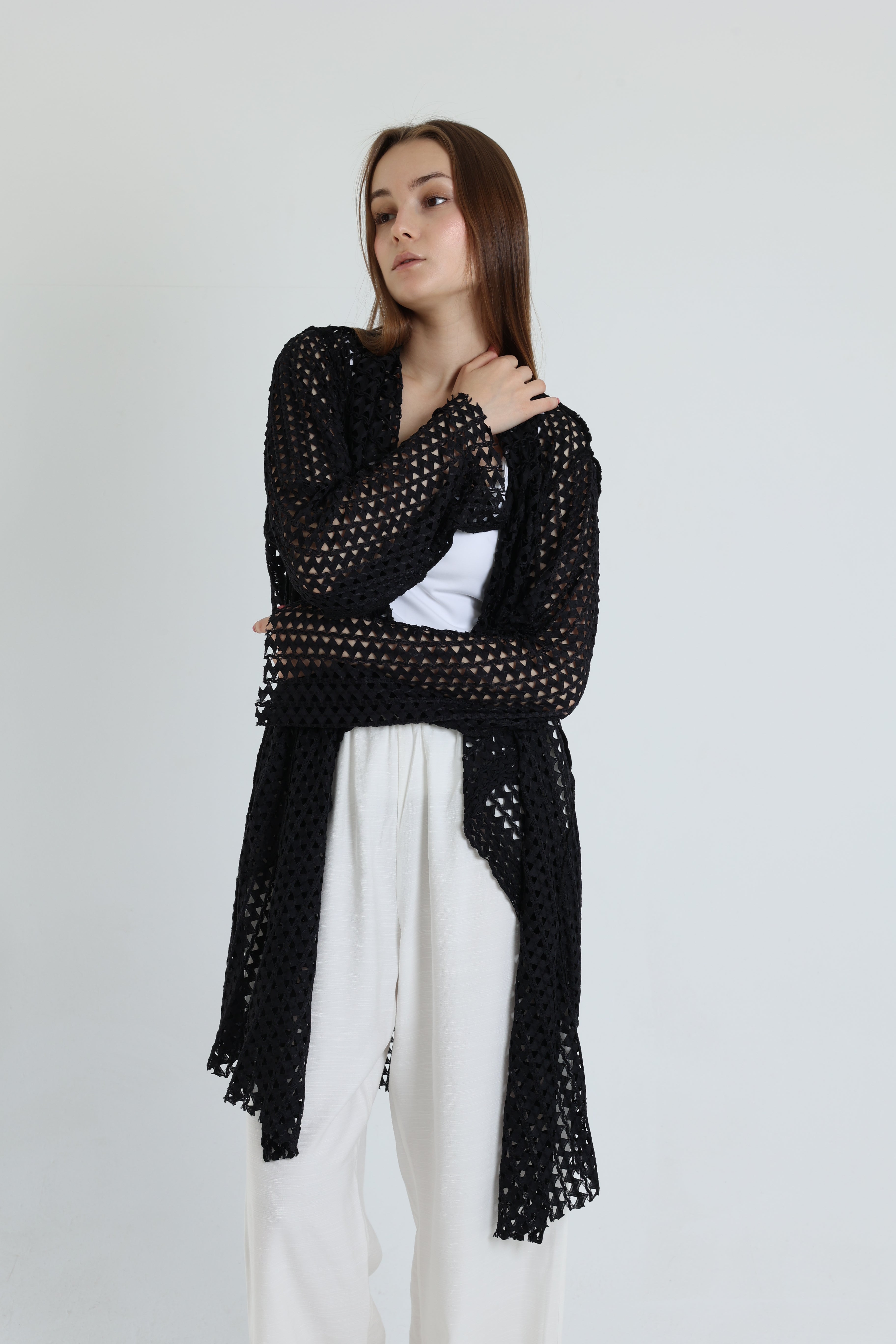 Black Netted Coverup