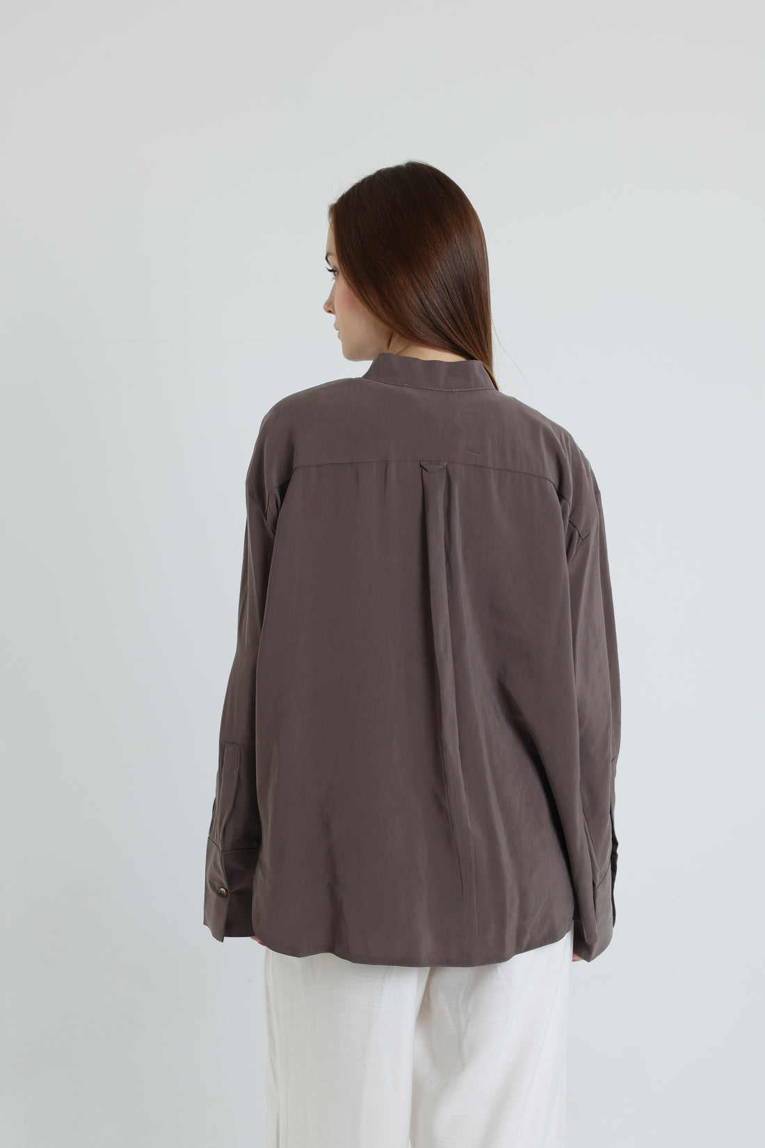 Caffe basic suede shirt